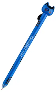 Gel pix cu radieră Centrum Office - Cat, 0.5 mm, sortiment