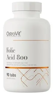 OstroVit Acid folic, 800 mcg, 90 tablete