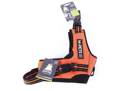 Ham triunghi, portocaliu, rezistent la apă, pentru circumferința gâtului 45-57 cm x lungime piept 58-72 cm