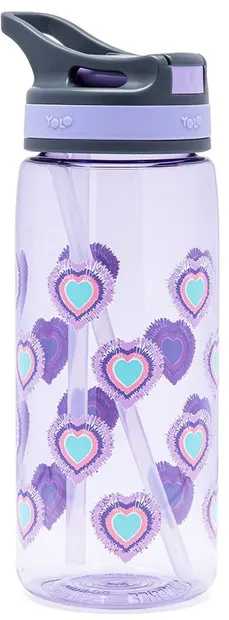 Sticlă de apă YOLO - 550 ml, Hearts