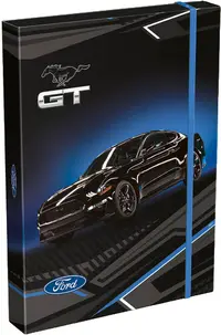 Cutie cu elastic Lizzy Card Ford Black - A5