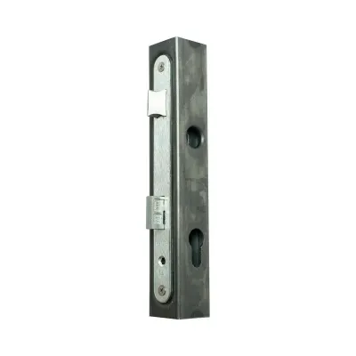 Carcasa metalica cu broasca usa pentru profil 40x40 mm, zavor reversibil, stanga/dreapta, otel