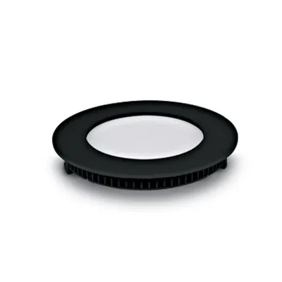 Sutil Round2 LED 8W, 4000K, 560lm, 120°, IP40, negru