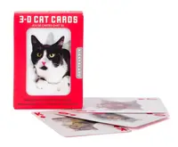 Carti de joc 3D Kikkerland - 3D Cats