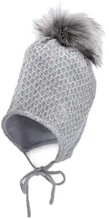 Căciulă tricotata de iarnă Sterntaler - 51 cm, 18-24 luni, gri
