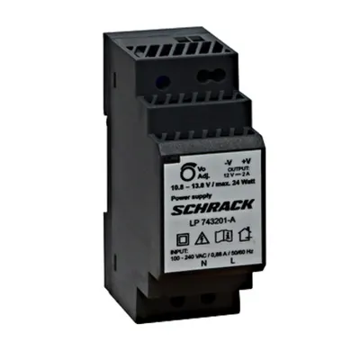 Sursă monofazată, electronică, modulară, 230/12VDC, 2A