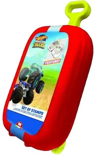 Set de colorat în valiză pe roți Multiprint Hot Wheels
