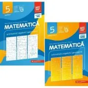 Pachet Consolidare 2025-2026 clasa a 5-a. Matematica. Aritmetica, algebra, geometrie, partea 1 si 2