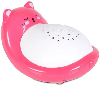 Lampa de noapte pentru copii Raya Toys - Pisică, roz