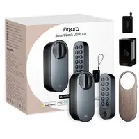 Incuietoare / Yala inteligenta Aqara U200 Kit, neagra, Apple HomeKit 6970504219922, negru