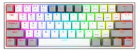 Tastatură mecanică Redragon - Fizz Pro K616, wireless, Red, alb/gri
