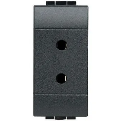 Priza 2P mini LiVing Light antracit