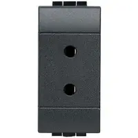 Priza 2P mini LiVing Light antracit