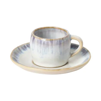 Ceașcă albă pentru espresso din gresie ceramică 70 ml Brisa – Costa Nova