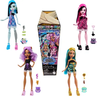 Păpușă surpriză Monster High Buried Secrets - Sortiment
