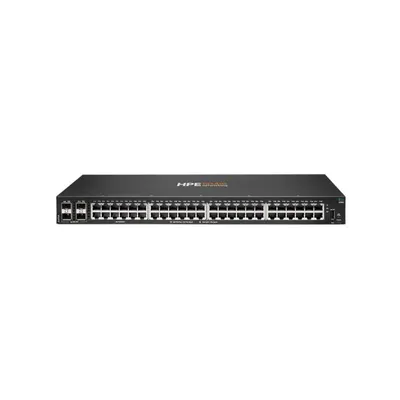 Switch rackabil cu 48 porturi HPE Aruba Networking CX 6100 JL676A, 4 porturi SFP, 176 Gbps, 98.6 Mpps. L2, 1U, cu management
