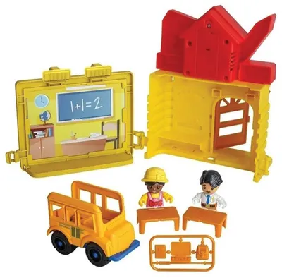Set de joacă Tiny Kiddom L&S - Şcoală