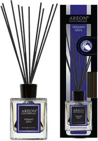 Odorizant cu bețișoare Areon Lux - Verano Azul, 150 ml