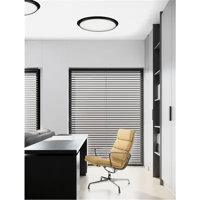 Plafoniera PERFECT Nisipiu Negru Aluminiu & Acrylic Trimless Profile LED 40W 4491Lm IP20 TRIAC Dimabil Driver AC220-240V Beam Angle: 120° CRI>80 3000K Dimabil
