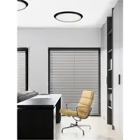 Plafoniera PERFECT Nisipiu Negru Aluminiu & Acrylic Trimless Profile LED 40W 4491Lm IP20 TRIAC Dimabil Driver AC220-240V Beam Angle: 120° CRI>80 3000K Dimabil