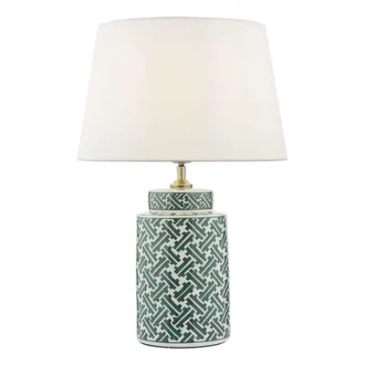 Veioza Reese Table Lamp Green Print Base Only