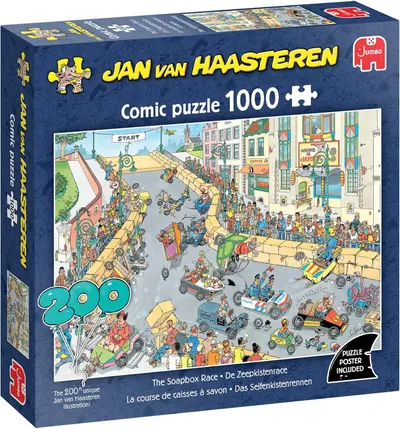 Puzzle Jumbo de 1000 piese - Curse nebune