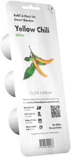 Semințe Click and Grow - ardei iute galben, 3 rezerve