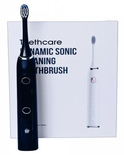 Periuță de dinți electrică IQ - Brushes Black, 2 rezerve, negru