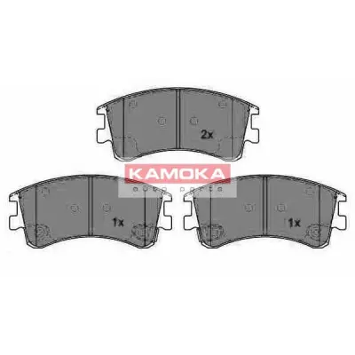 Set placute frana, frana disc KAMOKA JQ1013238
