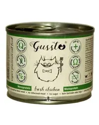 GUSSTO Cat Fresh Chicken pui proaspat, hrana pisici 6x200 g