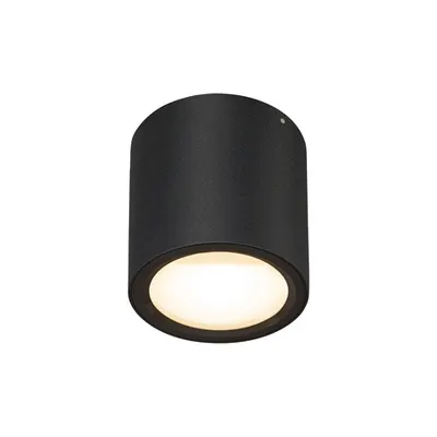 Corp iluminat TAVAN, Oculus Luminita Plafon, Negru de perete cu LED-uri de interior Montat sI PE TAVAN DIM-lumina neagra TO-CALD 2000-3000K