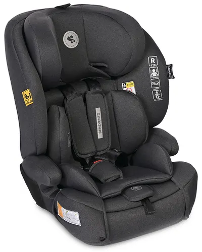 Scaun auto Lorelli - Benevento, i-Size, Isofix, 76-150 cm, Black Jasper