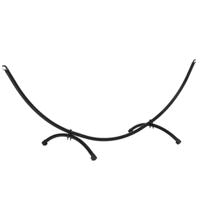 Outsunny Cadru de Hamac Metalic Universal pentru Exterior 300X90X100cm Negru