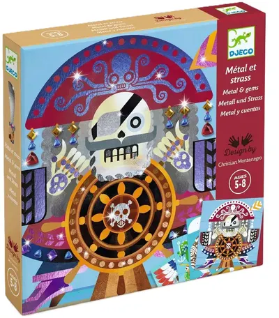 Set creativ Djeco - Picturi DIY în folie, Înapoi în timp