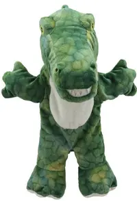 Păpușă pentru teatru de păpuși The Puppet Company - Crocodil, Seria Eco