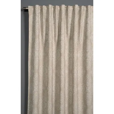 Draperie bej blackout, termoizolantă din jacquard 140x245 cm Ornament – Sehlbach