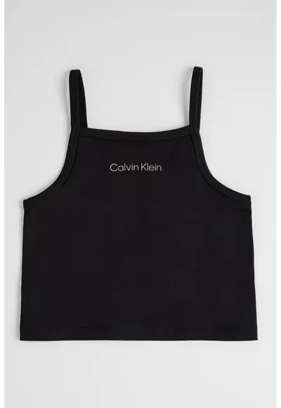 Top cu decolteu patrat - Negru