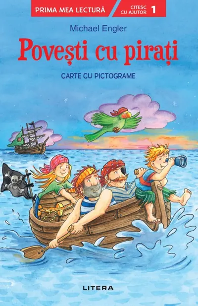 Povesti cu pirati. Carte cu pictograme. Citesc cu ajutor (Nivelul 1)