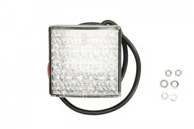 Stop spate stanga dreapta (LED, 24V, cu intermitent, cu stop, lumina de parcare, lungime cablu: 0,5m 80x80mm)