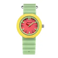 Ceas Copii Sanda 9108 Verde-Galben - Design Fashion, Analog, Rezistent la Apă 3ATM