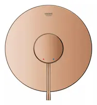 Unitate comanda dus Grohe Essence 24057DA1, 1 functie, necesita valva, Cupru lucios