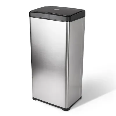 Cos de Gunoi Smart, Doctor Home Obi, Senzor de Miscare, Otel Inoxidabil, 50L - Gri