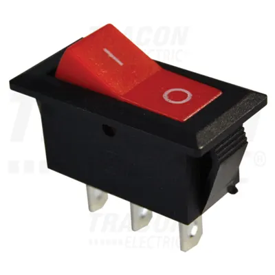 Comutator pentru aparate, rosu TES-22 16(6)A, 250V AC