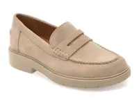 Mocasini GEOX gri, D65DKB, din piele intoarsa