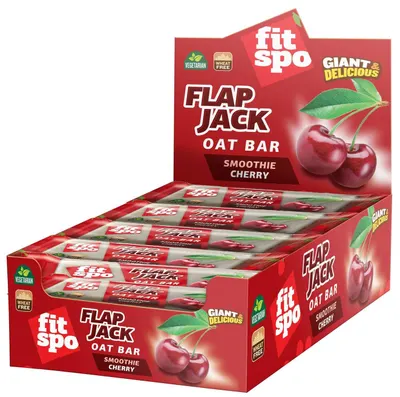 Flapjack, cireșe, 12 x 90 g, FitSpo