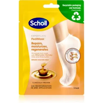 Scholl Pedimask™ Manuka Honey mască hrănitoare profundă pentru picioare