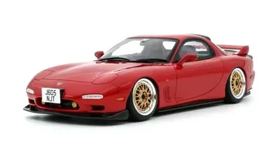Model de colecție OTTOMobile Modern: mașini - MAZDA RX7 KHYZYL SALEEM (RED) (2020)