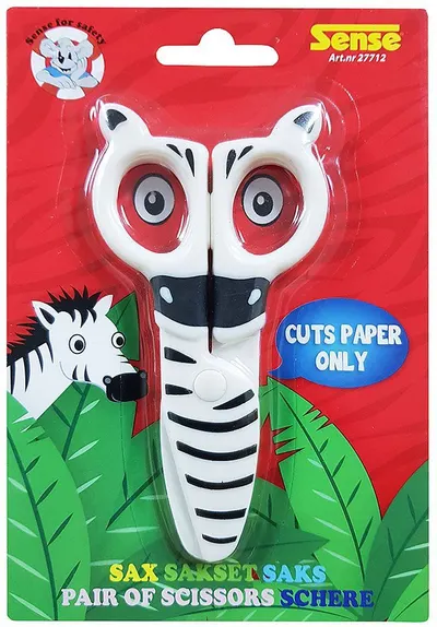 Foarfece pentru copii Sense - Zebra, pentru cei mici