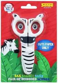 Foarfece pentru copii Sense - Zebra, pentru cei mici