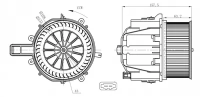 Ventilator Habitaclu Potrivit Porsche 718 Boxster, 718 Cayman, 911, 911 Speedster, 911 Targa, Boxster, Boxster Spyder, Cayman 2.0-4.0 12.11